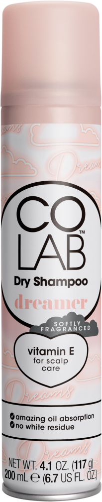 Can of COLAB Dreamer 200ml Dry Shampoo