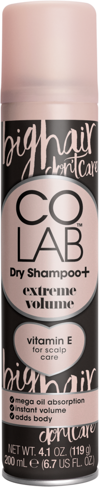 Can of COLAB Extreme Volume 200ml Dry Shampoo