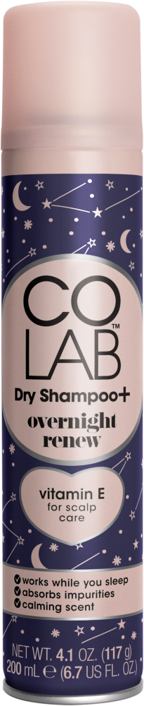 Can of COLAB Overnight Renew 200ml Dry Shampoo