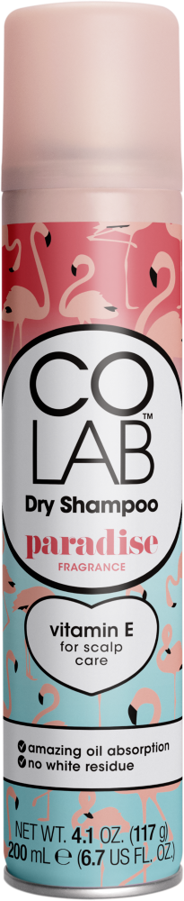 Can of COLAB Paradise 200ml Dry Shampoo