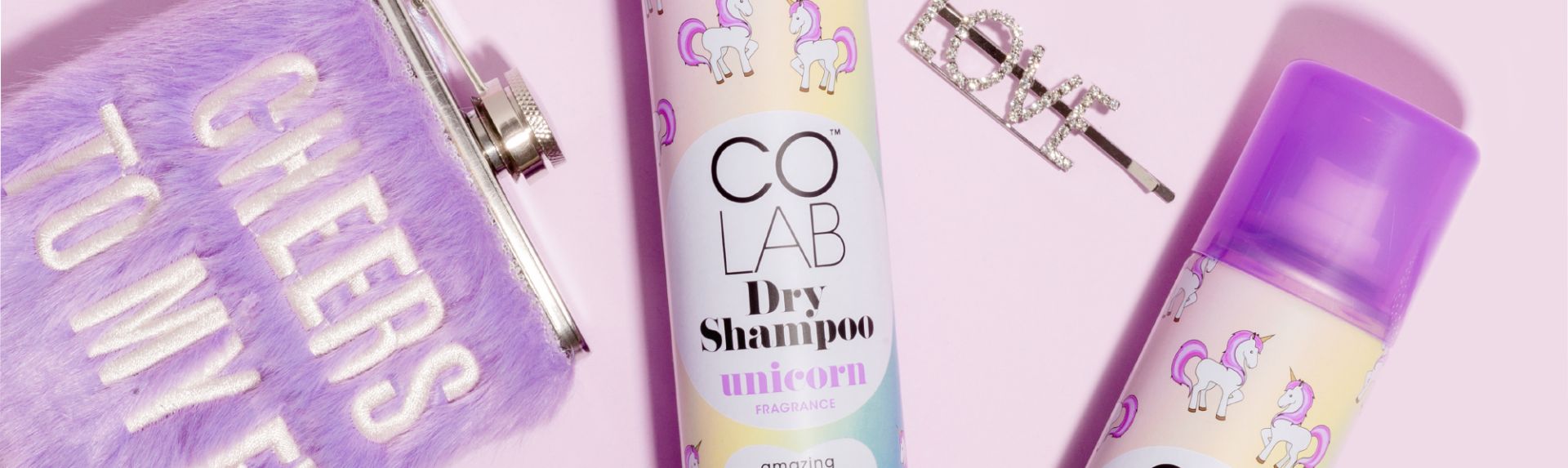 COLAB Unicorn Dry Shampoo banner