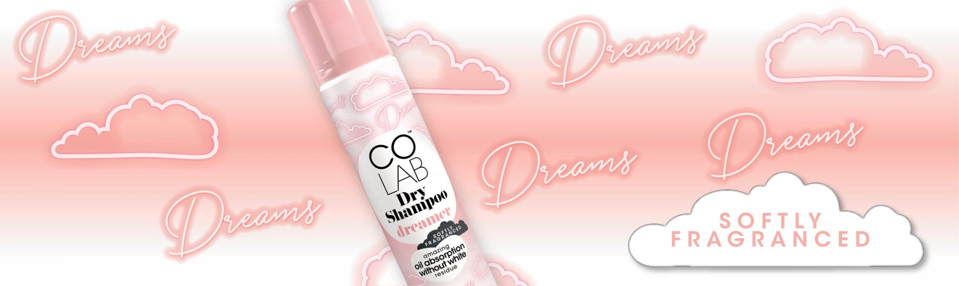 COLAB Dreamer Dry Shampoo banner