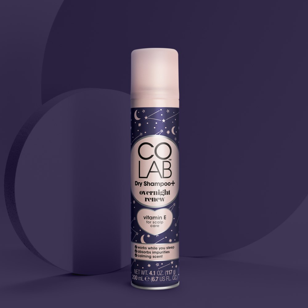 COLAB Dry Shampoo+ Overnight Renew 200ml can