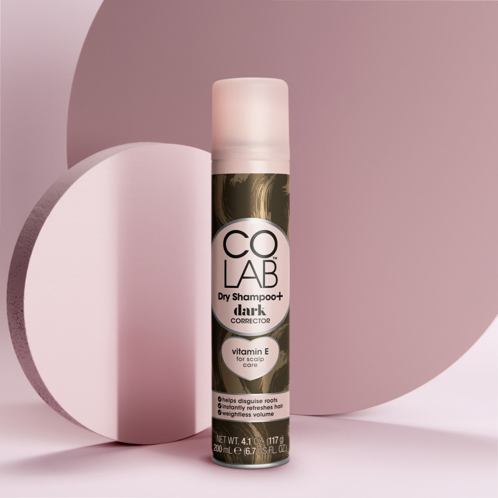 COLAB Dry Shampoo+ Dark Corrector 200ml can