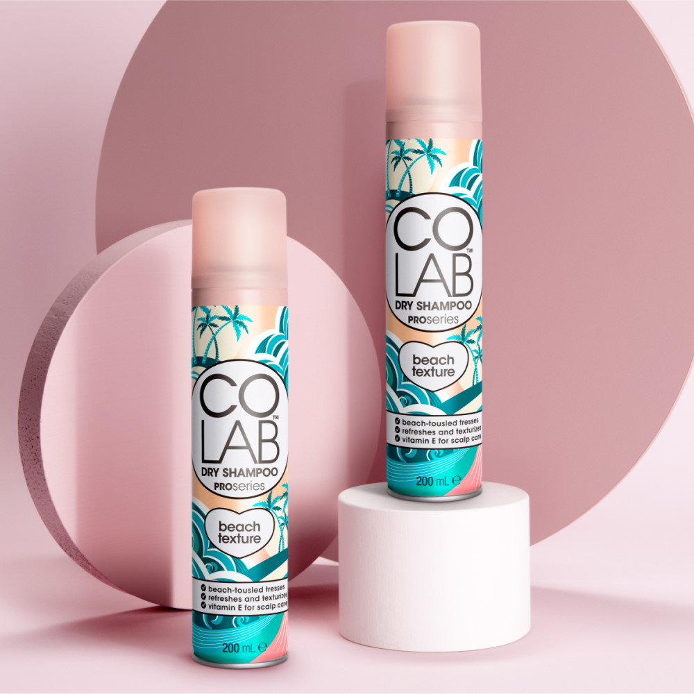 COLAB Dry Shampoo Pro Series Beach Texture 200ml can