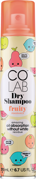 Fruity COLAB Dry Shampoo can