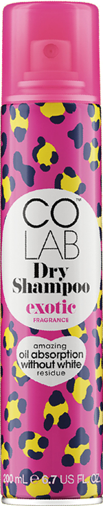 Exotic COLAB Dry Shampoo can
